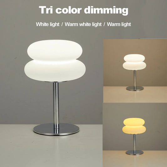 Table lamp bedroom room lamps USB Plug LED mushroom table lamp Living room dining room ambient lighting(Not glass)