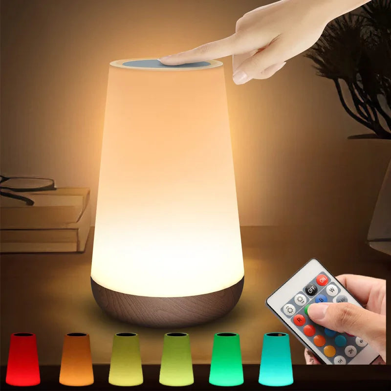 Mood Lighting Pro – 13-Color RGB Table Lamp, Remote & Touch