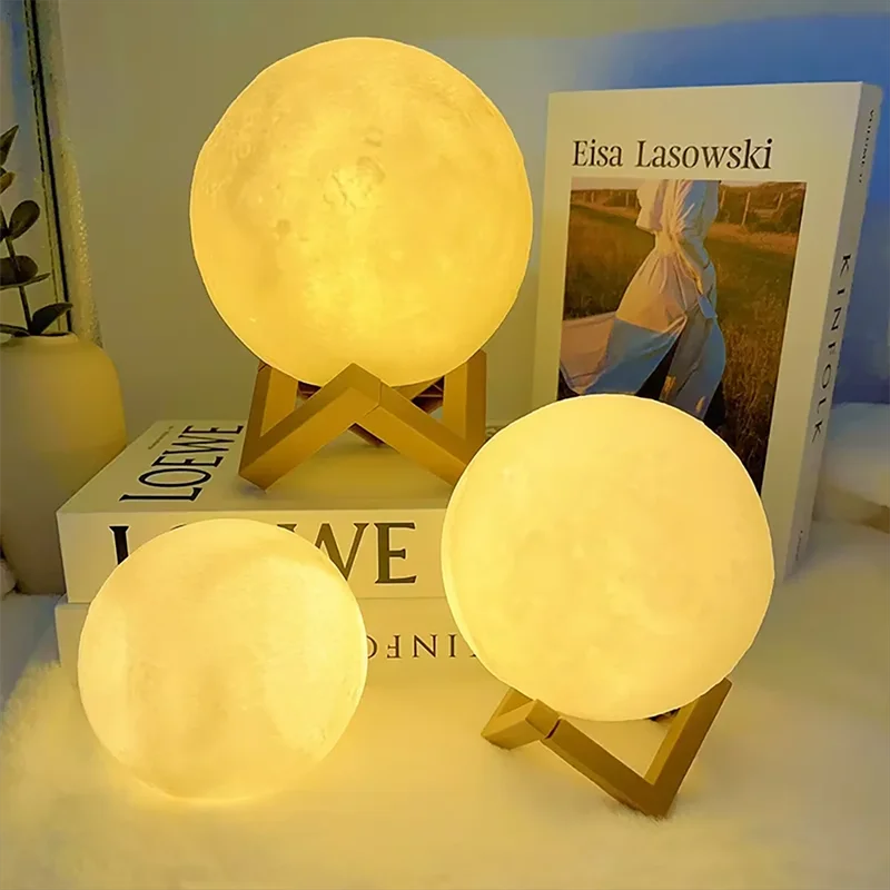 Moon & Galaxy LED Mood Light – Cozy Bedroom Decor & Birthday Gift