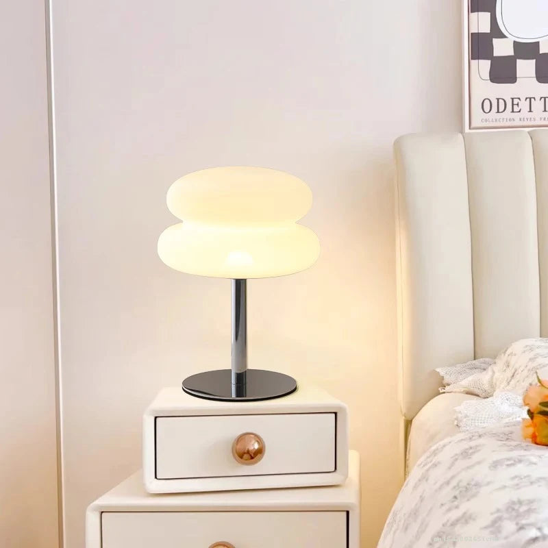 Table lamp bedroom room lamps  USB Plug LED mushroom table lamp Living room dining room ambient lighting(Not glass)