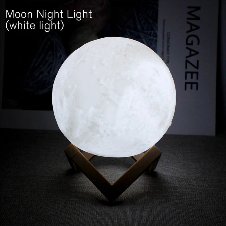 Moon & Galaxy LED Mood Light – Cozy Bedroom Decor & Birthday Gift