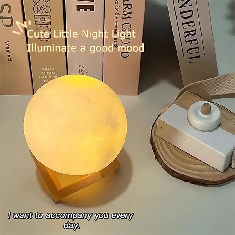 Moon & Galaxy LED Mood Light – Cozy Bedroom Decor & Birthday Gift