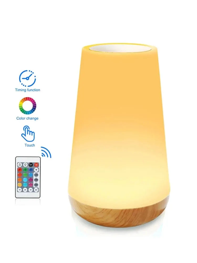 Mood Lighting Pro – 13-Color RGB Table Lamp, Remote & Touch