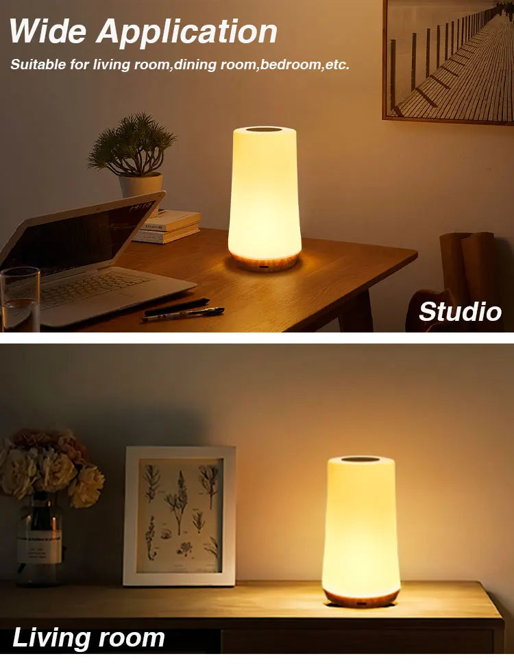 Mood Lighting Pro – 13-Color RGB Table Lamp, Remote & Touch