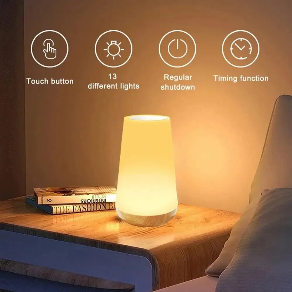 Mood Lighting Pro – 13-Color RGB Table Lamp, Remote & Touch