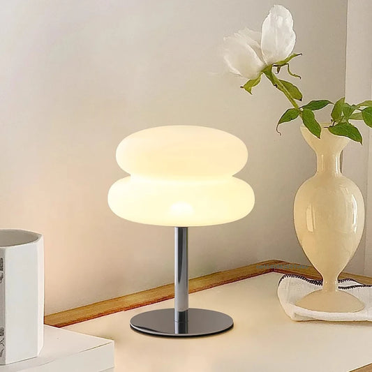 Table lamp bedroom room lamps  USB Plug LED mushroom table lamp Living room dining room ambient lighting(Not glass)