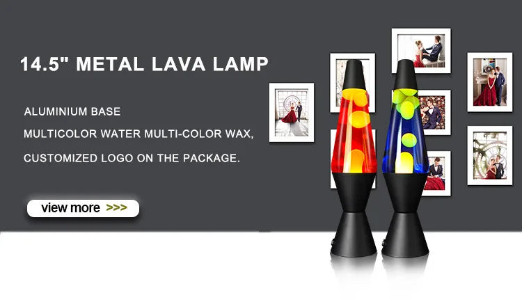 Modern Rainbow Glass Rocket Lava Lamp – LED Mini Night Light