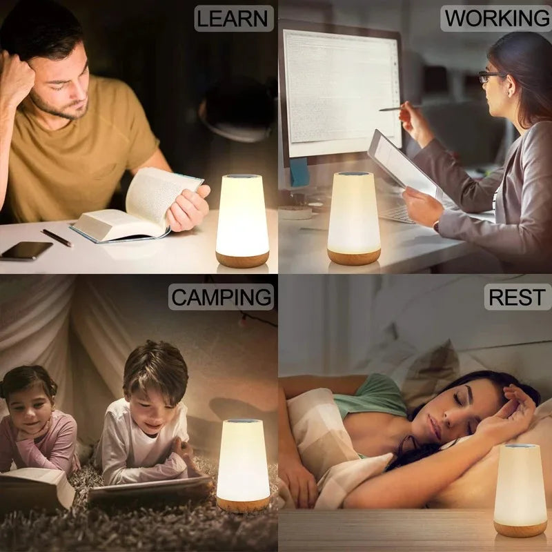 Mood Lighting Pro – 13-Color RGB Table Lamp, Remote & Touch